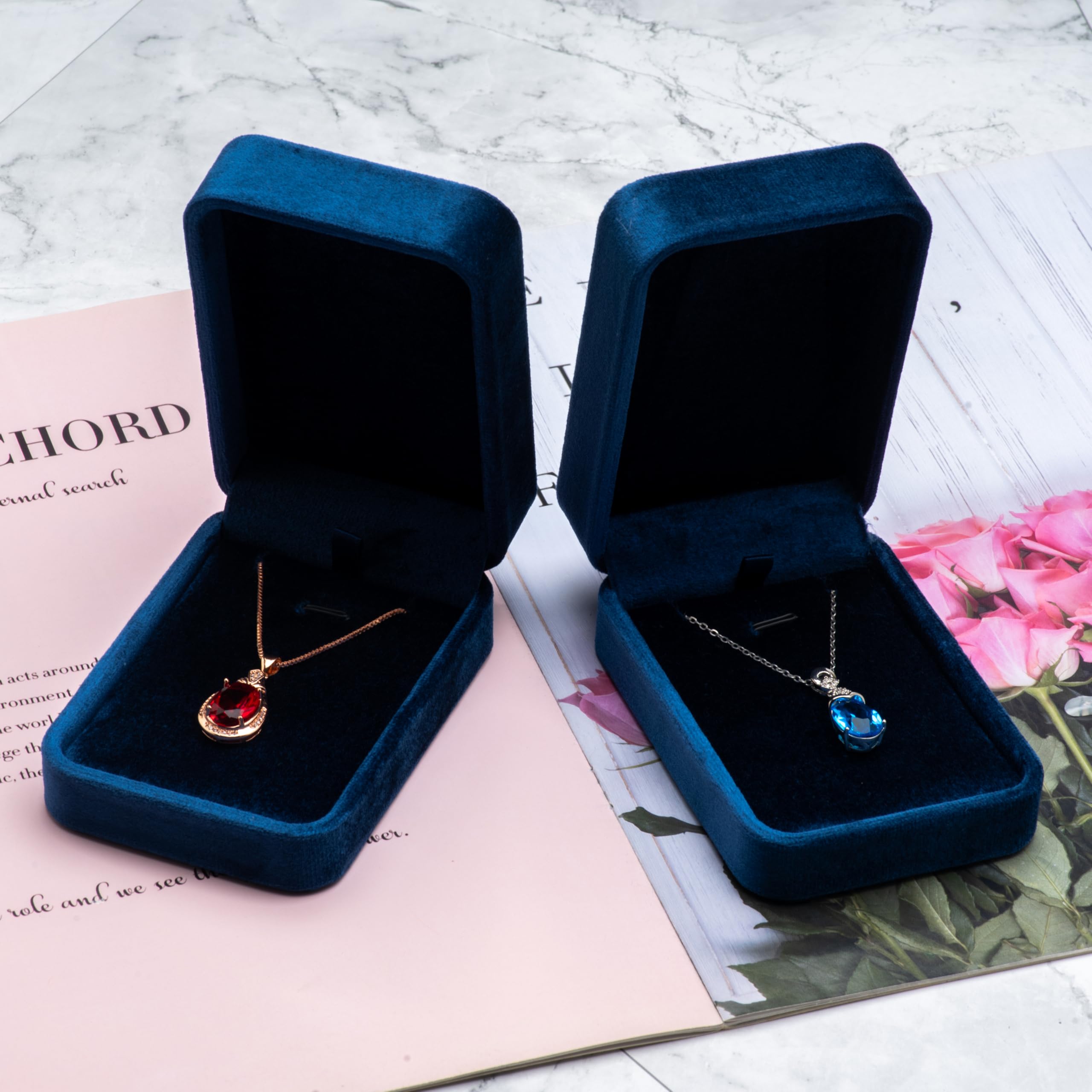 Amazon.com: Giftop Classic Velvet Jewelry Gift Box Case for
